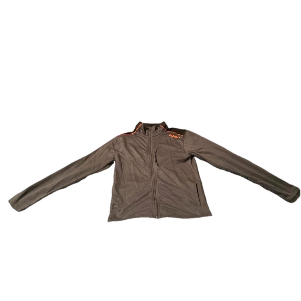 Grey and Orange And1 Zippered Sweater Size XL 14-16 Boys